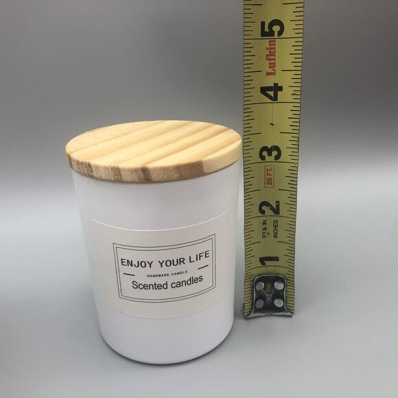 Soohogia Home Scented Jar Candles with Wooden Cover 13 oz All Natural Soy Candle - Picture 10 of 13
